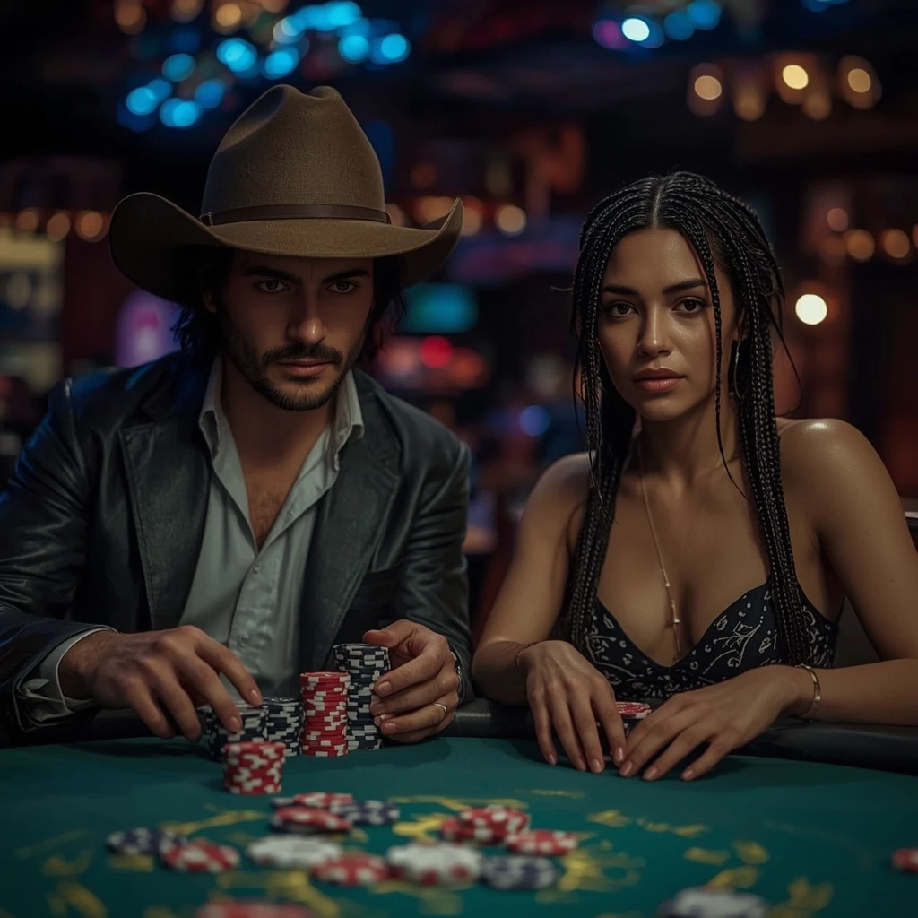 foto de dos jugadores de póker GATE 777 CASINO